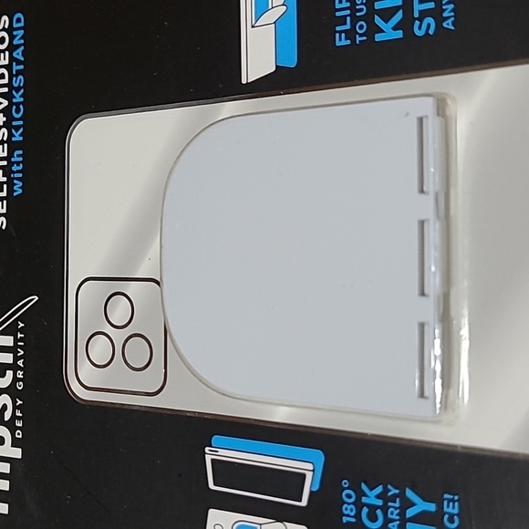 FLIPSTIK DEFY GRAVITY CELL PHONE WHITE STICK & KICK STAND PRICE FIRM - Picture 2 of 10